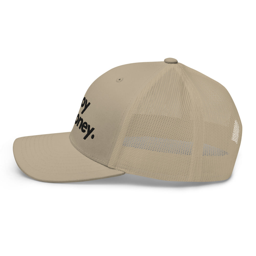 Employ The Money Trucker Cap (Black Letters)